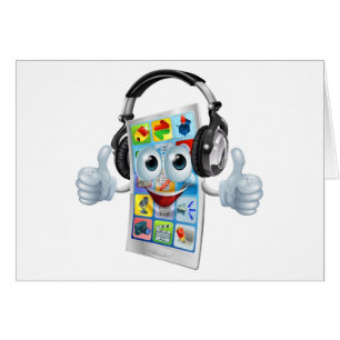 Cartão Telemóvel do app da música