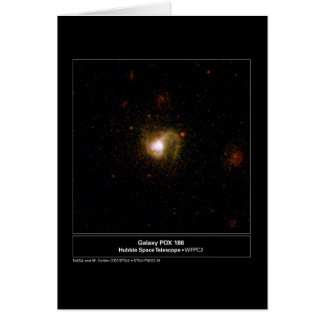 Cartão Telescópio de Hubble do POX 186 da galáxia