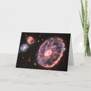Cartão Telescópio Espacial JWST James Webb Galaxy