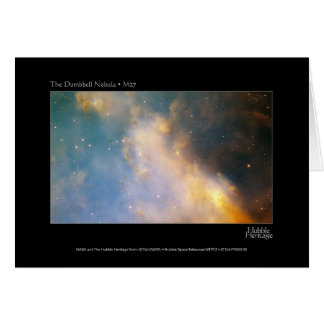 Cartão Telescópio Hubble Dumbell Nebula M27