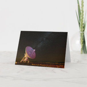 Cartão Telescópio Via Láctea   San Agustin Novo México