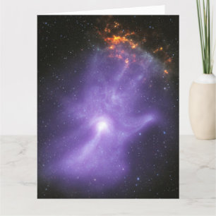 Cartão Telescópios de raios X - Mão Cosmica Fantástica