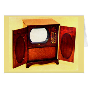 Cartão televisor n.o 1 de cerca de 1950
