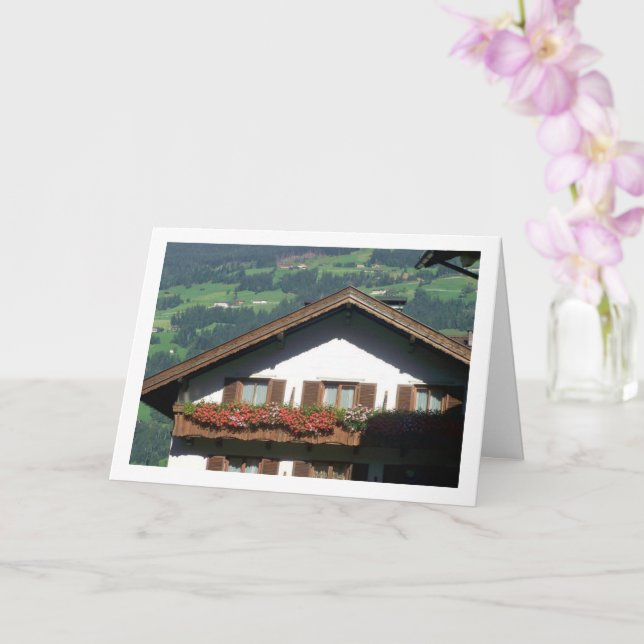 Cartão Telhado Austríaco (Orquídea)