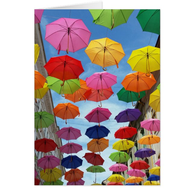 Cartão Telhado de guarda-chuvas (Frente)