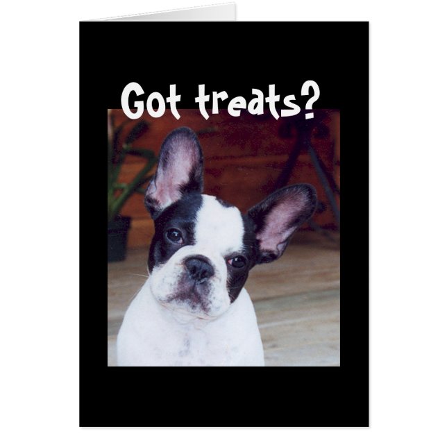 Cartão Tem guloseimas? (Frente)