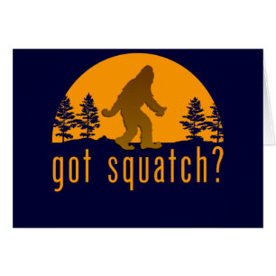 Cartão Tem o Squatch?
