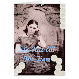 Cartão Tem todo o tempo