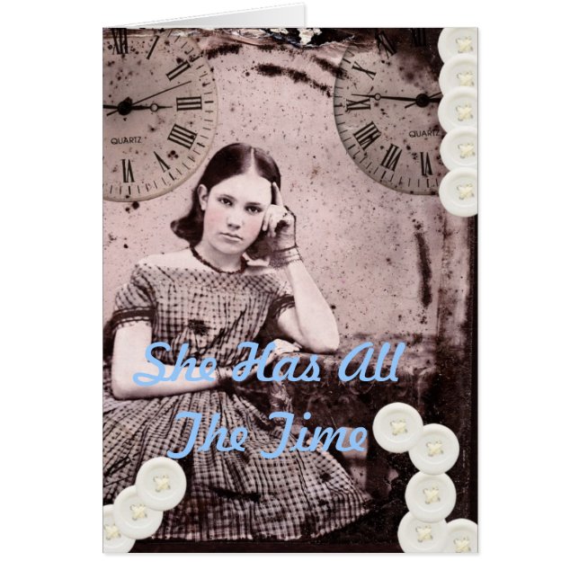 Cartão Tem todo o tempo (Frente)