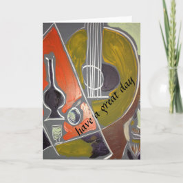 Cartão tem um dia de excelente,Cartão de Saudação, envelo