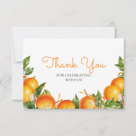 Cartão Tema De Citros De Laranja Laranja Aquarela Muito O