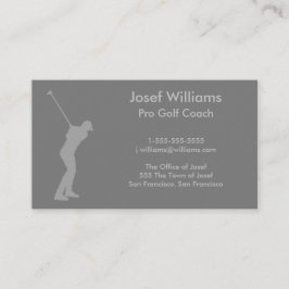 Cartão Tema Golf - Gents