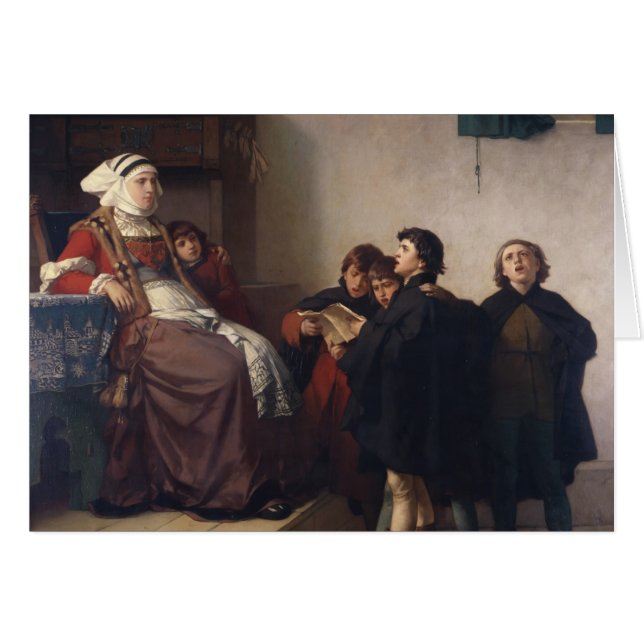Cartão Tema histórico, 1872 (Frente Horizontal)