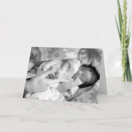 Cartão Temos as mãos deles por um momento...