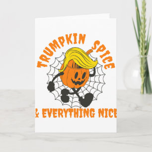 Cartão Tempero de Trumpkin e tudo de bom, Halloween Trum