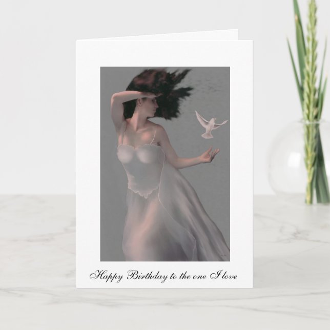 CARTÃO "TEMPEST" GODDESS OF THE WIND BIRTHDAY CARD (Frente)
