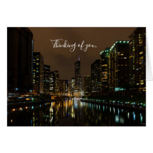 Cartão Tempestade A Pensar Em Chicago Pensando Em Você