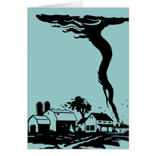 Cartão Tempestade Chaser Tornado Twister Meteorologia Cli