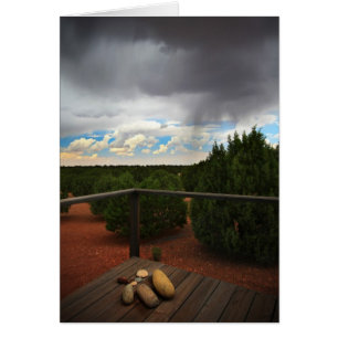 Cartão Tempestade da varanda