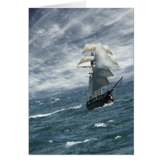 Cartão Tempestade de aproximação