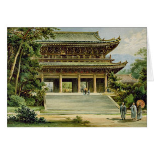 Cartão Templo budista em Kyoto, Japão