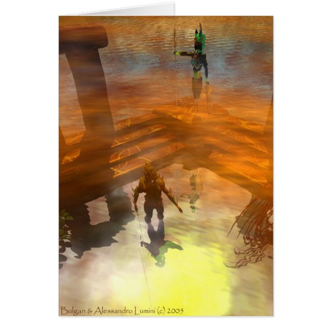 Cartão Templo de Água, Ficção Científica (Frente)