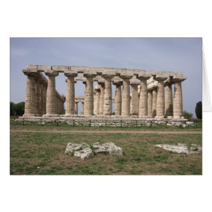 Cartão Templo de Hera mim