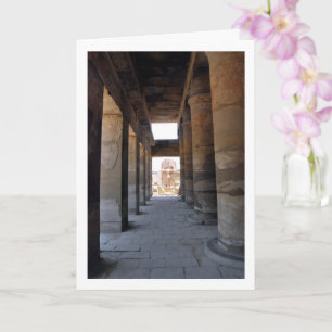 Cartão Templo de Luxor, Luxor, Egito