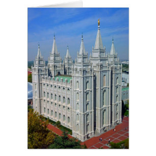 Cartão Templo de Mormon