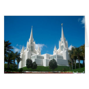 Cartão Templo LDS de San Diego