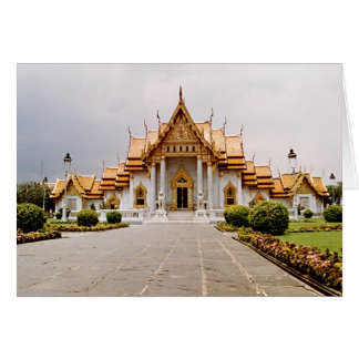 Cartão Templo Marble do Dourado sobre a placa de leão Khm