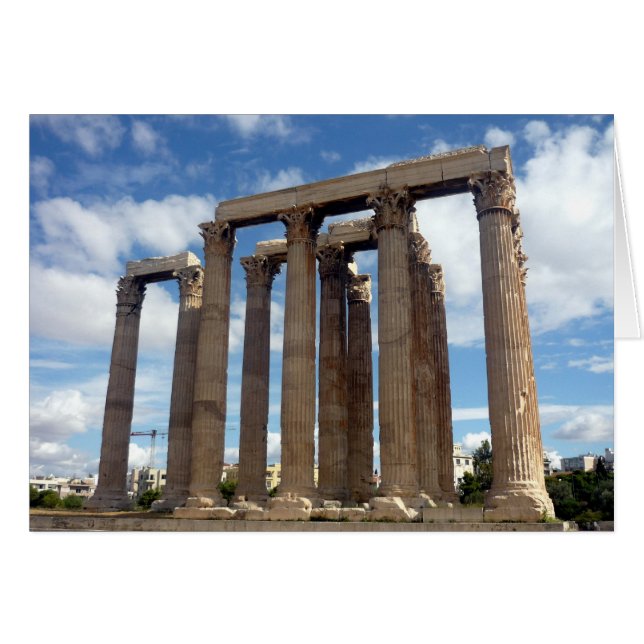 Cartão templo zeus (Frente Horizontal)