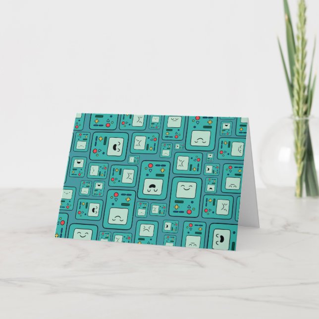 Cartão Tempo de Aventura | Padrão BMO (Frente)