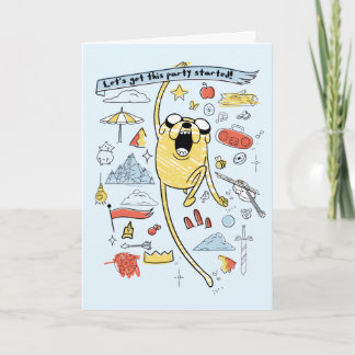 Cartão Tempo de Aventura | "Partido" Jake Sketch