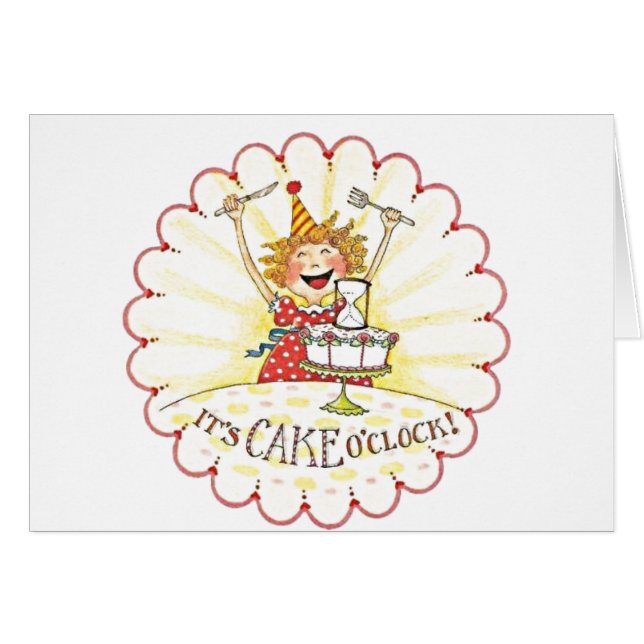 CARTÃO TEMPO DE "BOLO" PARA ALGUÉM É **21** (Frente Horizontal)