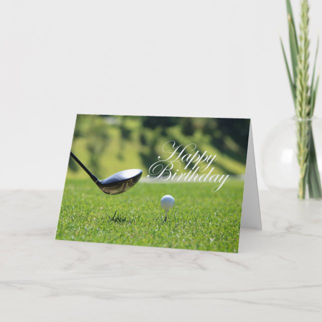 Cartão Tempo de Golf (Frente)