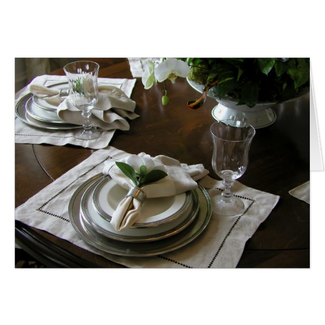 Cartão Tempo de janto (Frente Horizontal)