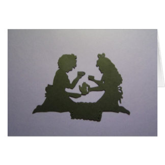 Cartão Tempo do chá