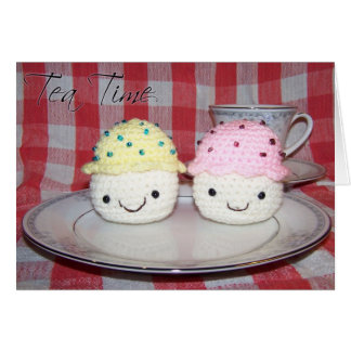 Cartão Tempo do chá
