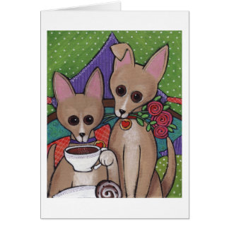 Cartão Tempo do chá