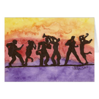 Cartão Tempo do jazz!