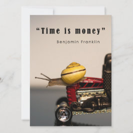 Cartão Tempo é dinheiro