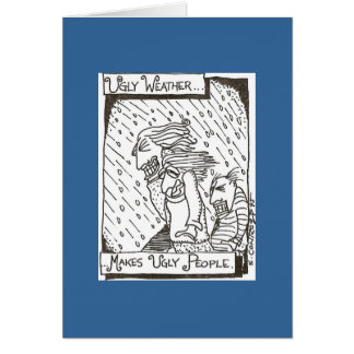 Cartão Tempo feio…