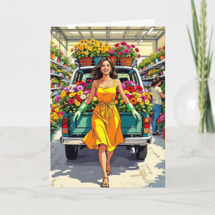 Cartão Tempo Humor de primavera para a Compra Engraçada d