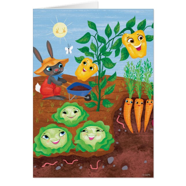 Cartão Tempo para o Count-Garden (Frente)