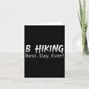 Cartão Tempos De Caminho Para Hikers