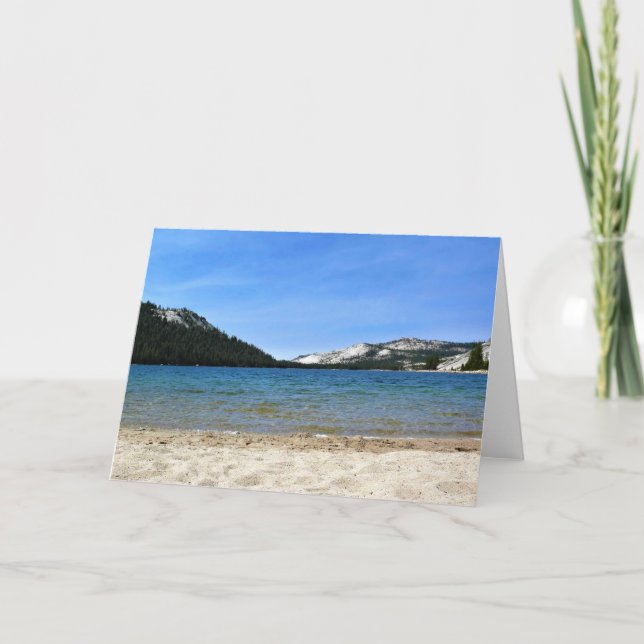 Cartão Tenaya Lake, Yosemite, Califórnia (Frente)