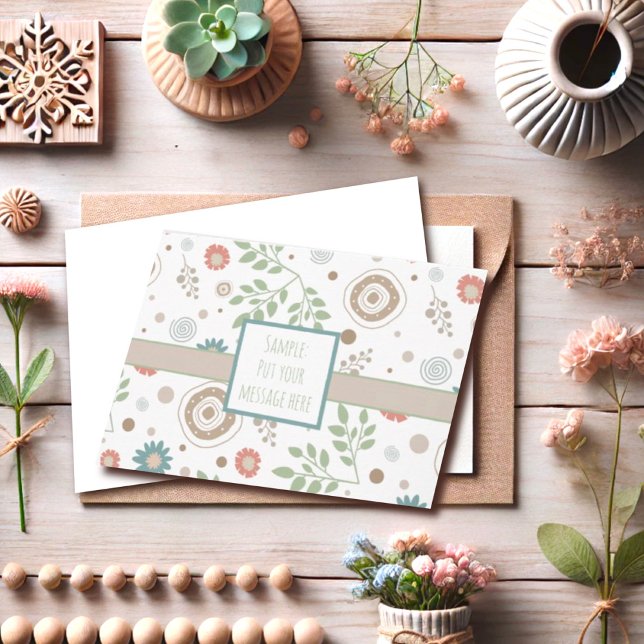 Cartão Tendência Personalizada Inspirividade Moderna Plac (Criador carregado)