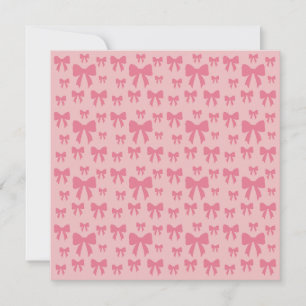 Cartão Tendência Tulipa Laços Rosa Padrão Em Rosa Boho Ch