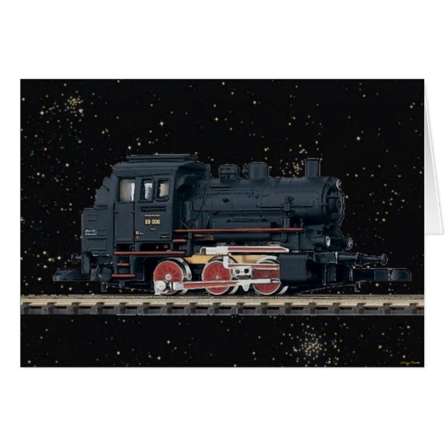 Cartão Tenderlokomotive BR 89 (Frente Horizontal)